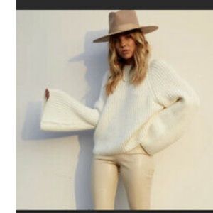 AMUSE SOCIETY LUCCA L/S KNIT SWEATER White size S